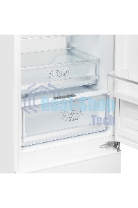 Встраиваемый холодильник Kuppersberg RBN 1960, High-Tech, объем 267 л, скользящий фасад, электронное управление, No Frost, антибактериальный пластик, звуковой сигнал при открытой дверце, перенавешиваемые двери, LED освещение, уровень шума 41 дБ, энергоэфф