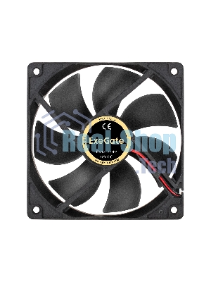 Вентилятор 12В DC ExeGate EX12025S2PM (120x120x25 мм, Sleeve bearing (подшипник скольжения), 2pin+Molex, 1500RPM, 24dBA)