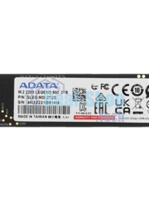 Накопитель SSD ADATA LEGEND 900, 2000Gb, PCIe 4.0 x4, 2280, NVMe, R/W 7000/5400, с радиатором