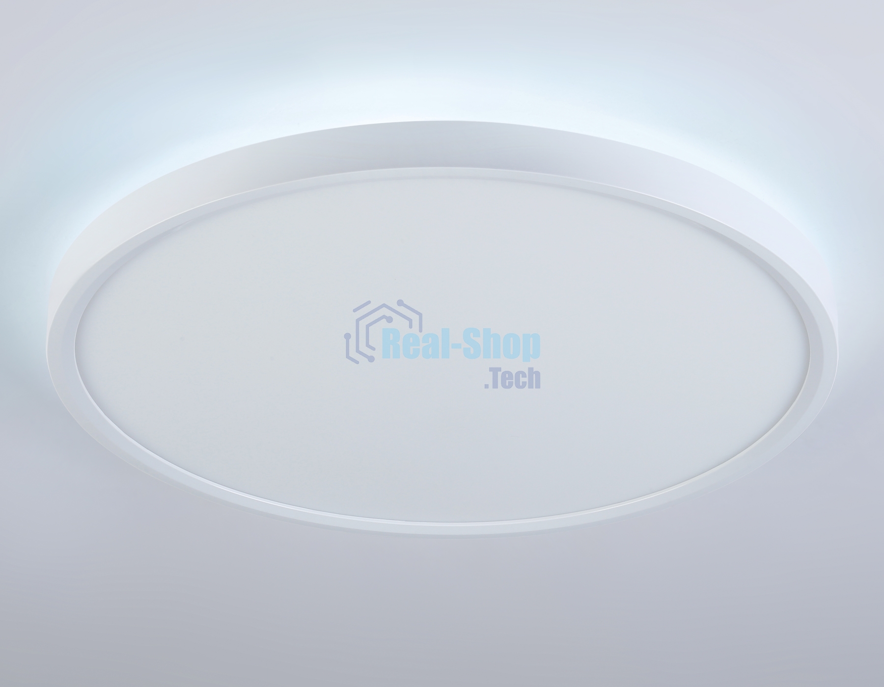 Потолочный светодиодный светильник Ambrella light FZ3005 WH белый IP44 33W+10W 6400+6400К D370*40 (Без ПДУ)
