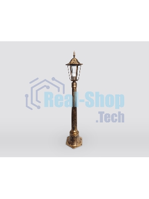 Светильник Ambrella light ST2039 GD/BK/CL золото/черный/прозрачный IP54 E27 max 40W D150*1100