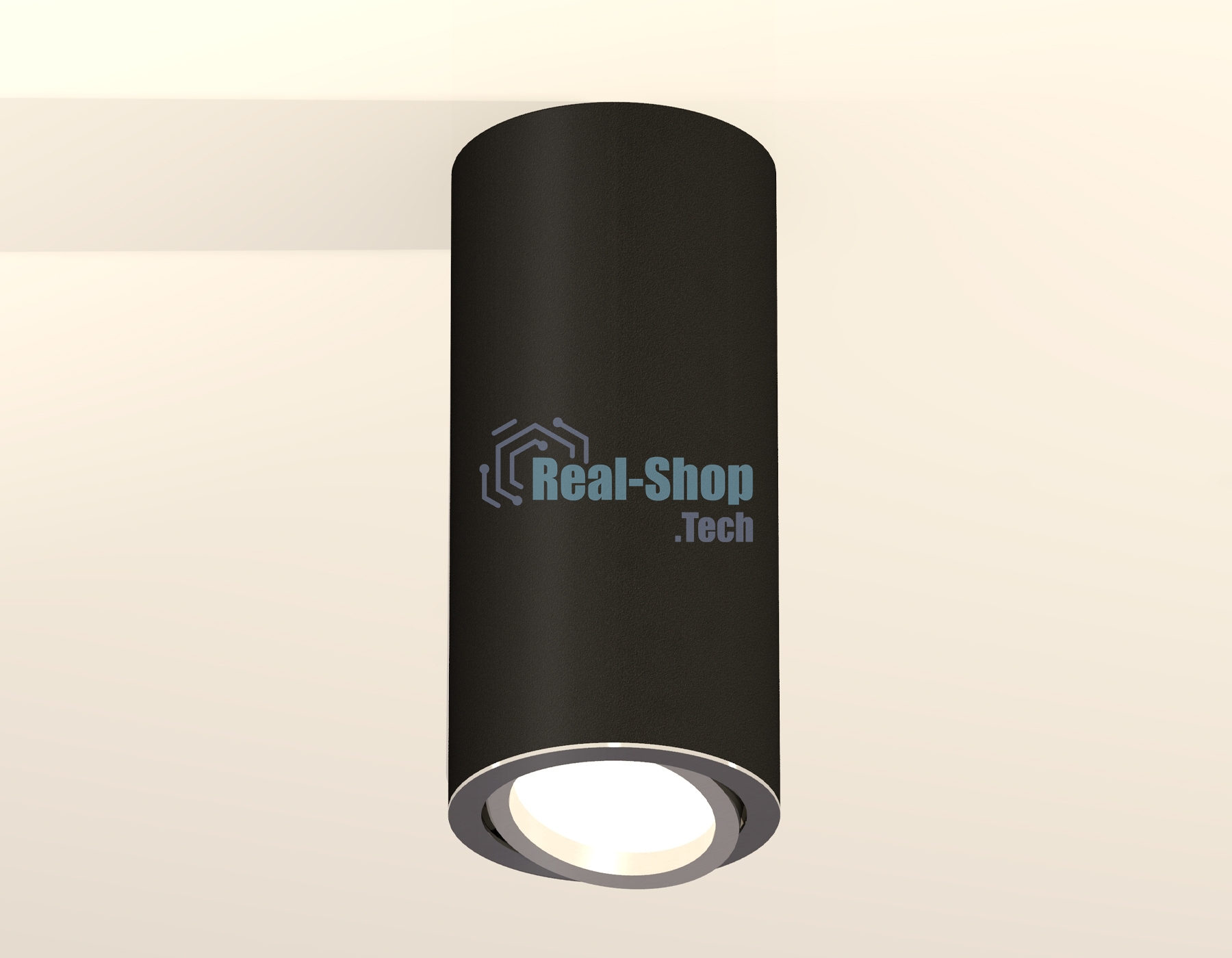 Светильник Ambrella Light XS7443003 SBK/PSL черный песок/серебро полированное MR16 GU5.3 (C7443, N7003)