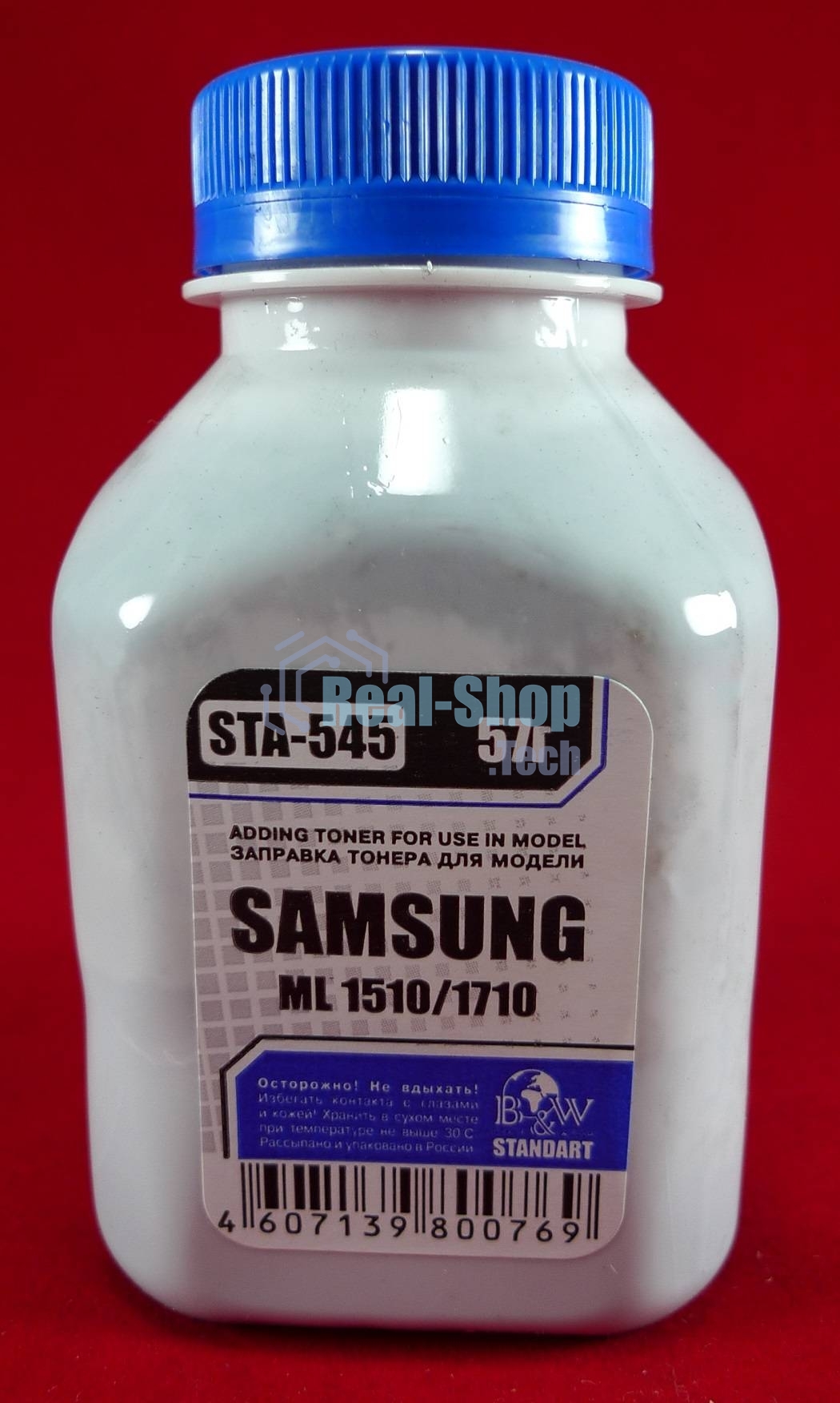 Тонер Samsung ML-1510/20/1660/65/1710/50/1860/65/216x/SCX 3x00 (фл, 57г) B&W Standart фас России