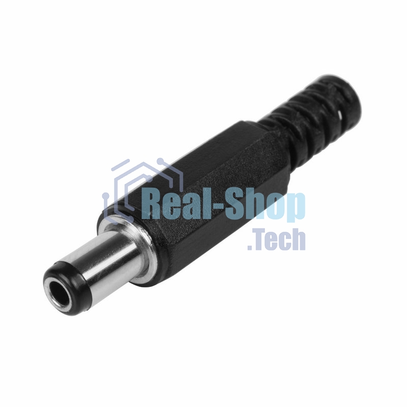 Разъем питания Rexant штекер 2.5х5.5x10 мм