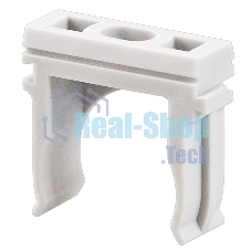 Крепеж-клипса для труб Rexant, Ø32 мм, серая, 100 шт./уп.