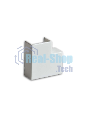 Угол плоский (поворот на 90град.) 15х10 бел. Рувинил ПВР-15х10