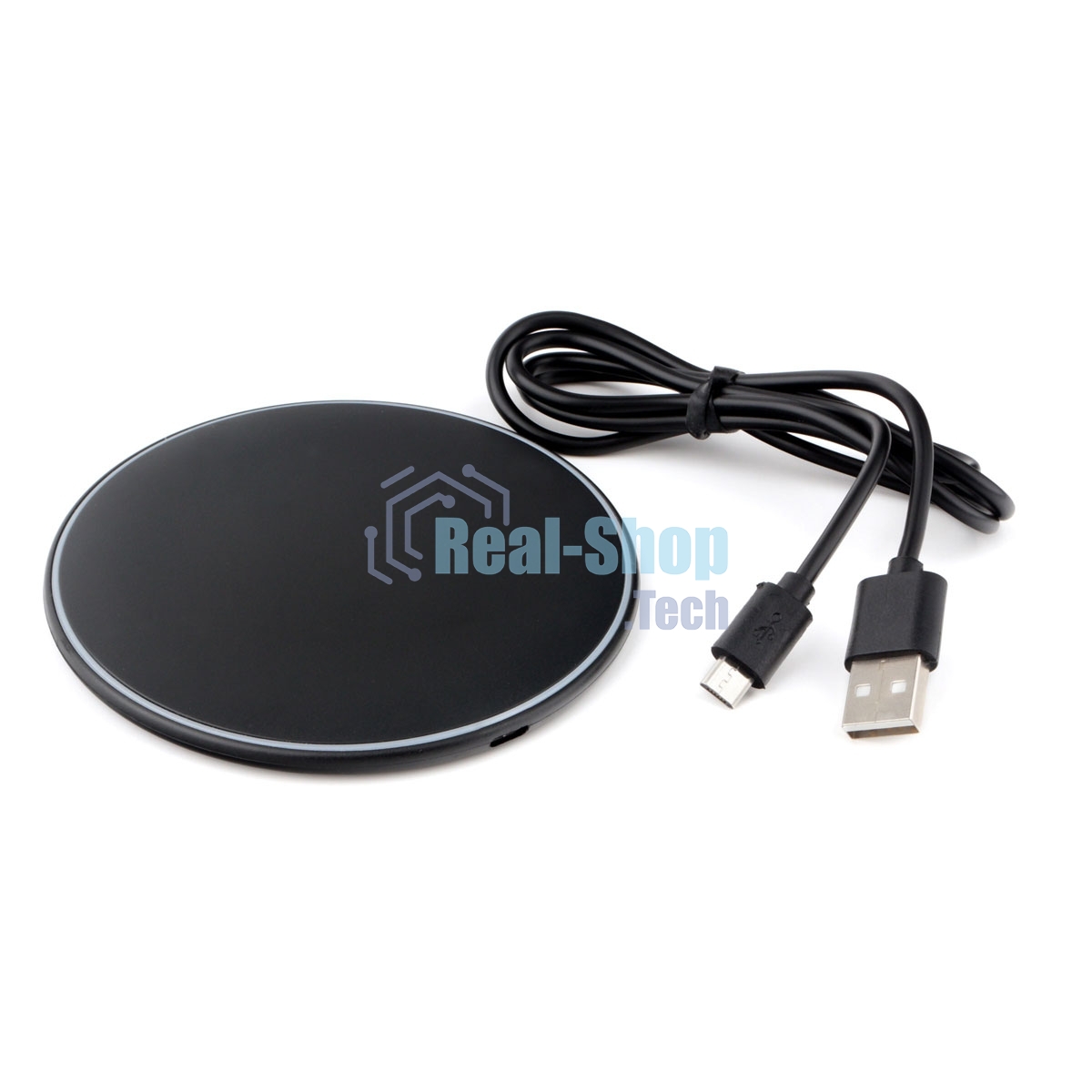 Беспроводной адаптер питания Cablexpert MP3A-PC-32, QI 10Wt, 7,5Wt, 5Wt, черный