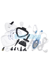 Швабра паровая Kitfort KT-1004-1 1500Вт голубой/белый