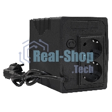 Источник бесперебойного питания ExeGate Power Smart ULB-1000.LCD.AVR.2SH 1000VA/550W, LCD, AVR, 2*Schuko, черный
