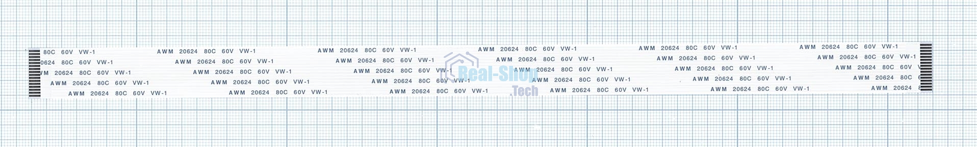 Шлейф универсальный 16pin, шаг 1 мм, длина 30 см