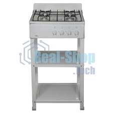 Плита газовая Flama AVG 1402 W белый,щиток, конфорок 4 шт, духовка 50 л, 50 см x 85 см x 58 см