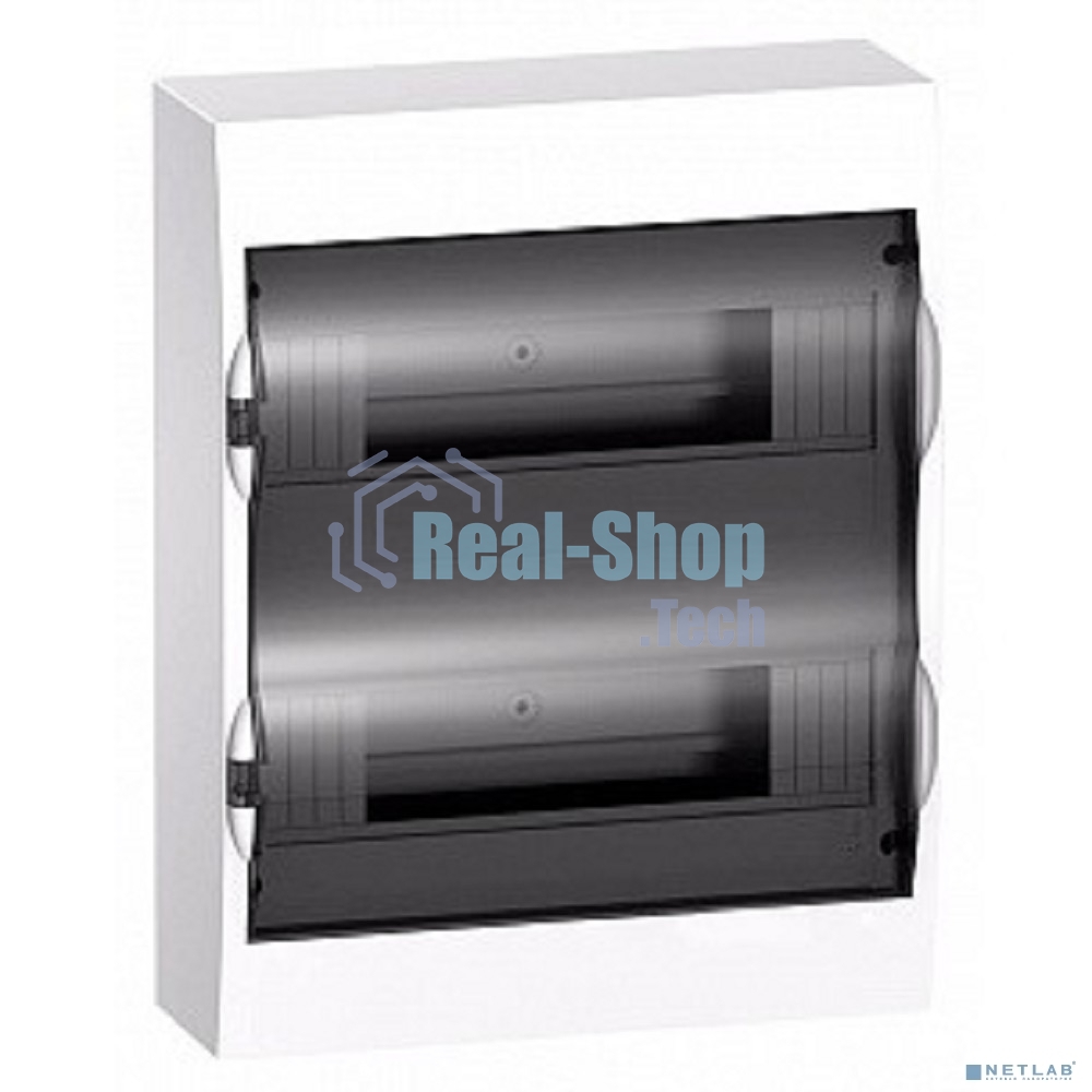 Бокс ОП EASY9 навесн. с прозрачной дверью 2ряда 24мод. SchE