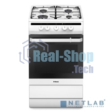 Плита газовая Hansa FCGW51003 белый, конфорок 4 шт, духовка 56 л, 50 см x 85 см x 60 см