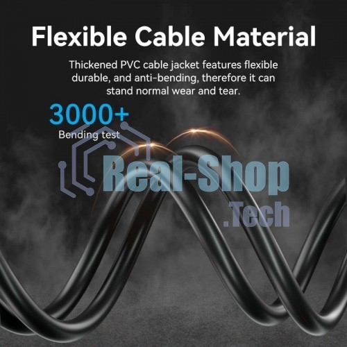 Кабель Vention HDMI High speed v2.0 with Ethernet 19M/19M - 8м