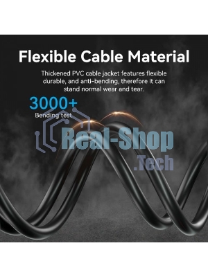 Кабель Vention HDMI High speed v2.0 with Ethernet 19M/19M - 8м