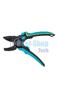 Секатор с наковальней Palisad LUXE 220 мм, регулировка захвата, трехкомпонентные рукоятки