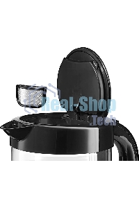 Чайник электрический Bosch TWK70B03 1.7л. 2400Вт черный (корпус: стекло)