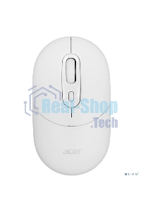 Мышь беспроводная Acer OMR301 белый, 1600 dpi, радиоканал, Bluetooth, USB, кнопки - 4