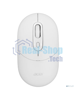 Мышь беспроводная Acer OMR301 белый, 1600 dpi, радиоканал, Bluetooth, USB, кнопки - 4