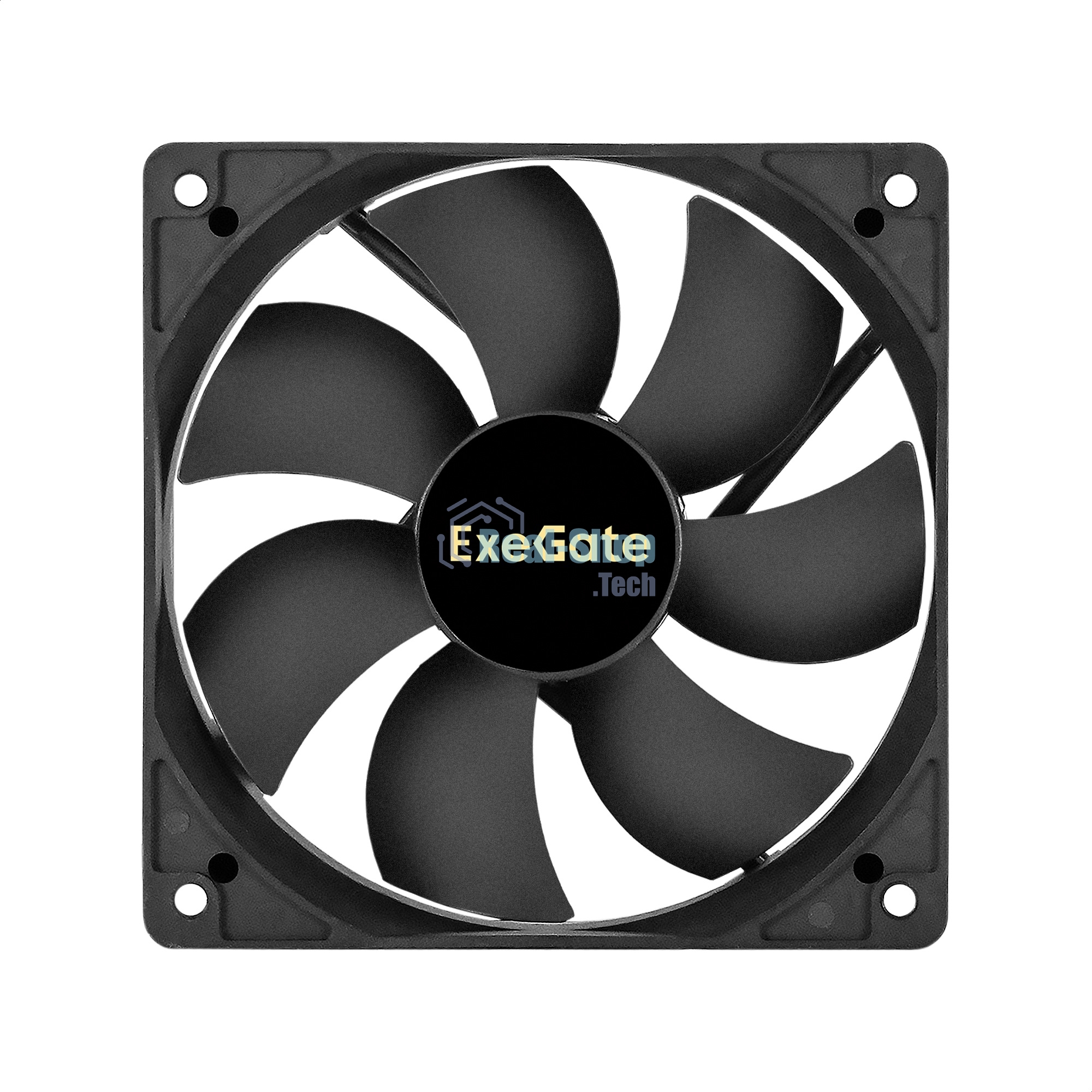 Вентилятор 12В DC ExeGate EX12025S2PM (120x120x25 мм, Sleeve bearing (подшипник скольжения), 2pin+Molex, 1500RPM, 24dBA)