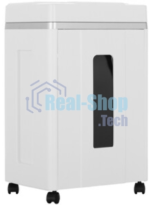 Шредер Office Kit S200TSCD 0,8x1 белый (секр.P-7) фрагменты 6лист. 25лтр. скобы пл.карты CD