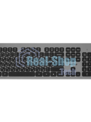 Комплект клавиатура+мышь Smartbuy 233375AG беспроводной, USB, 1600 DPI, серебристый
