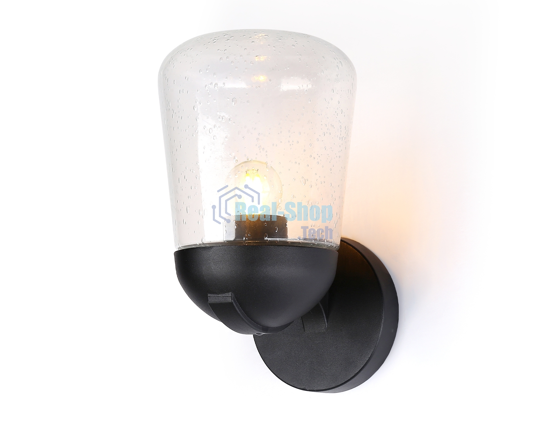 Светильник Ambrella light ST2081 BK/CL черный/прозрачный IP54 E27 max 40W 260*150*185