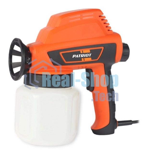 Краскопульт электрический PATRIOT SG110гибкая насадка, 110 Вт., 60 DIN/сек, 300 мл/мин. Резервуар: 800 мл