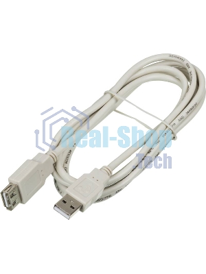 Кабель-удлинитель USB2.0 Ningbo USB A (m)/USB A (f) 1.8м (USB2.0-AM-AF-BR)