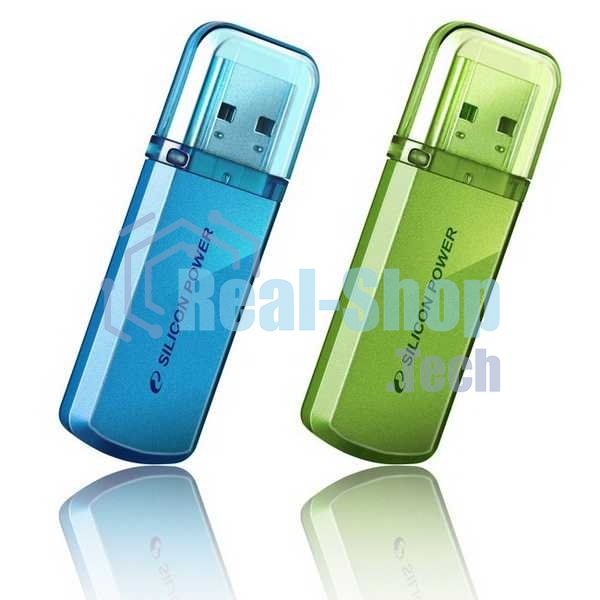 Флешка USB Silicon Power R/W 32Gb Helios 101 SP032Gb,UF2101V1N USB 2.0 зеленый