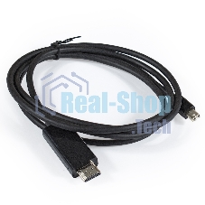 Кабель ExeGate EX284918RUS miniDisplayPort-HDMI ExeGate EX-CC-mDP-HDMI-1.8 (mini20M/19M, 1,8м)