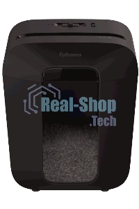 Шредер Fellowes PowerShred LX41 черный (секр.P-4)/перекрестный/8лист./17лтр./скрепки/скобы/пл.карты