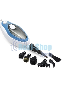 Швабра паровая Kitfort KT-1004-1 1500Вт голубой/белый