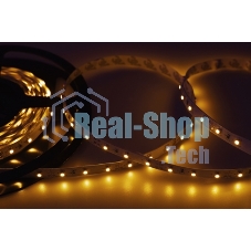 Лента светодиодная открытая, 8 мм, IP23, SMD 2835, 60 LED/m, 12 V, цвет свечения желтый