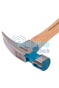 Молоток-гвоздодер Gross AMERICAN HICKORY 680 г, угол 75, магнит, обрезиненная рукоятка