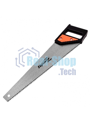 Ножовка по дереву Sparta 400 мм, 5-6 TPI, каленый зуб, пластиковая рукоятка