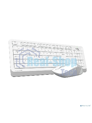 Комплект клавиатура+мышь A4Tech FStyler FG1010 беспроводной, USB, 2000 DPI, белый/серый