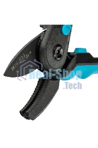 Секатор с наковальней Palisad LUXE 220 мм, регулировка захвата, трехкомпонентные рукоятки