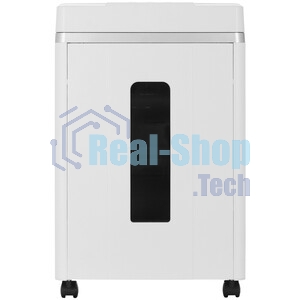 Шредер Office Kit S200TSCD 0,8x1 белый (секр.P-7) фрагменты 6лист. 25лтр. скобы пл.карты CD