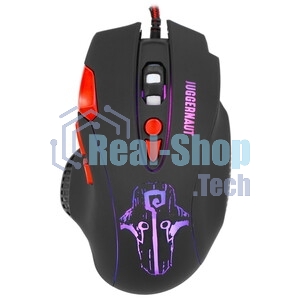 Мышь проводная Qumo PRO Series Juggernaut M84 черный, 6400 dpi, USB, кнопки - 8