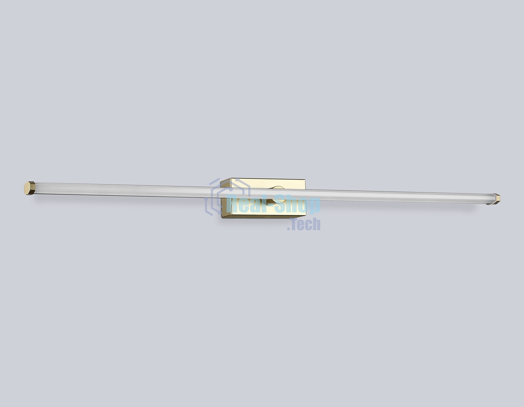 Настенный светодиодный светильник Ambrella light FL6124 GD золото 14W 3000K-6400K 610*45*80
