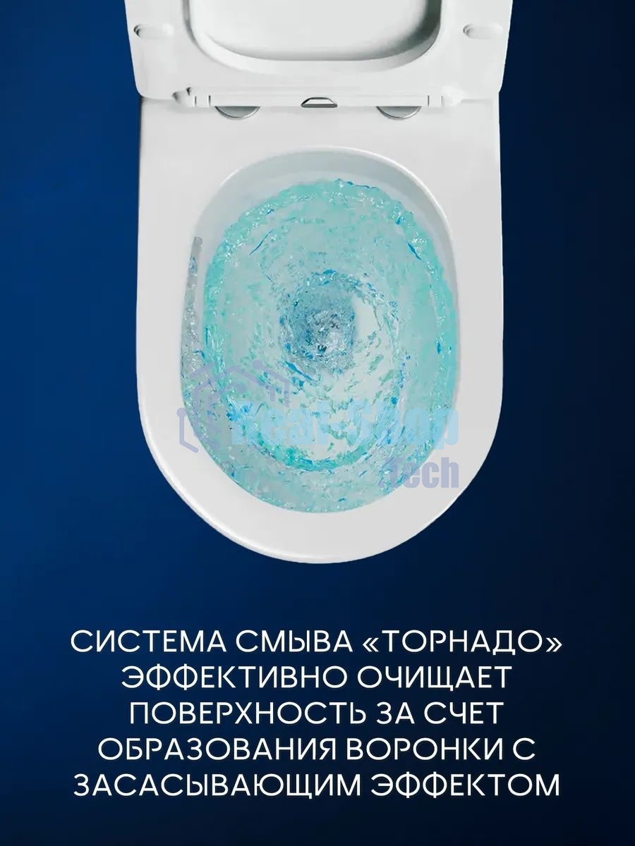 Комплект BAU 6 в 1: усиленная инсталляция BAU IDEAL, унитаз подвесной Rio Luxe 52*35, сиденье микролифт, кнопка смыва BAU Light антивандальная для инсталляции IDEAL, нержавеющая сталь хром
