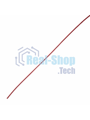 Термоусаживаемая трубка клеевая Rexant 6,0/2,0 мм, красная, упаковка 10 шт. по 1 м