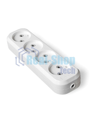 Колодка удлинителя 4-м АВС-пл. без заземл. UNIVersal E204