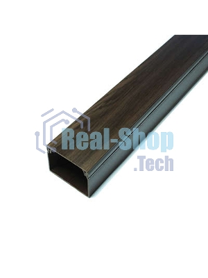 Кабель-канал 40х25 L2000 пластик с двойным замком венге УралПак КК-4840025-032