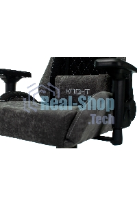 Кресло игровое Бюрократ VIKING 7 KNIGHT B FABRIC черный текстиль/эко.кожа крестовина металл/пластик