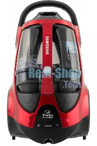 Пылесос Samsung VCC885HH3P красный, 430/2200 Вт, уборка сухая, пылесборник контейнер 2 л