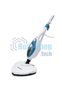 Швабра паровая Kitfort KT-1004-1 1500Вт голубой/белый