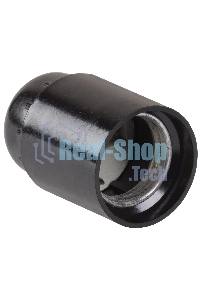 Патрон подвесной карболитовый Iek EPK10-04-01-K01 Пкб27-04-К01, Е27, черный, стикер на изделии, IEK