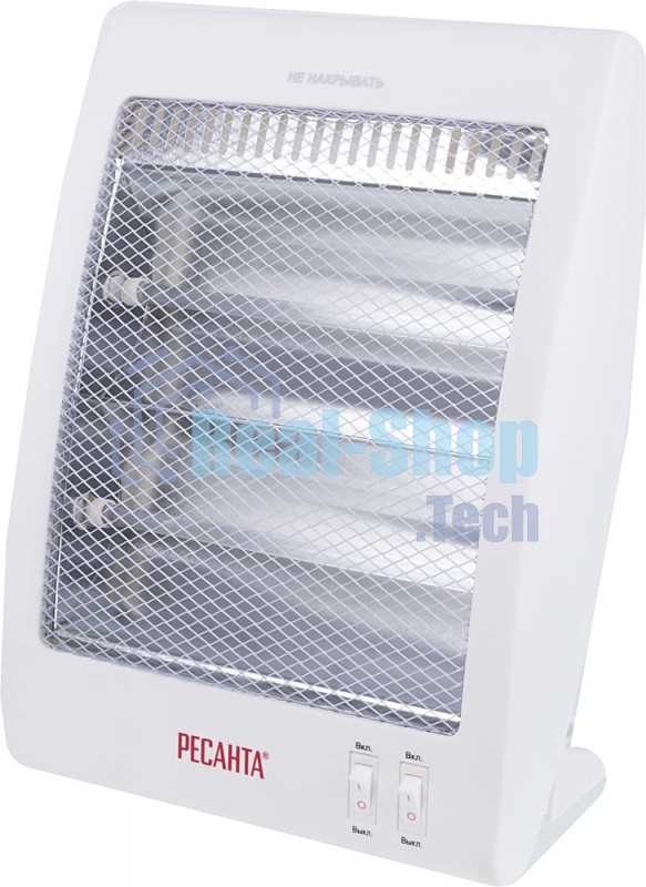 Обогреватель инфракрасный Ресанта ИКО-800Л, белый, кварцевый, 800 Вт, 8 м2 (67/5/9)